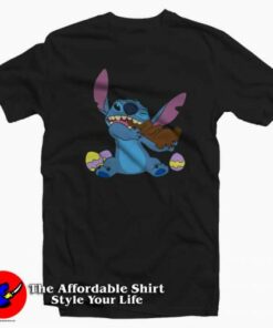 Disney Stitch Happy Easter Day FUnny Unisex T-shirt On Sale Disney Stitch Happy Easter Day FUnny Unisex T-shirt On Sale