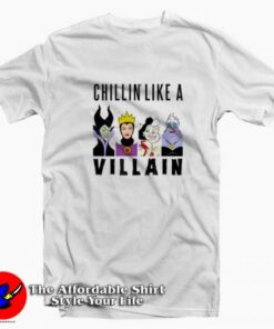 Disney Villain Gang Ursula Evil Queen Cruella T shirt On Sale 2