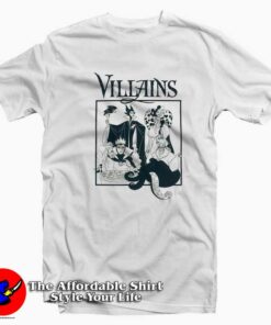 Disney Villains Ursula Cruella Maleficent Evil T-shirt On Sale