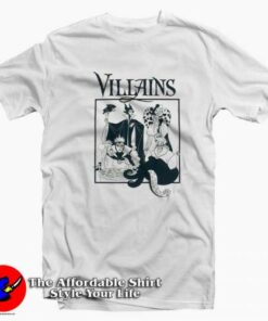 Disney Villains Ursula Cruella Maleficent Evil T-shirt On Sale