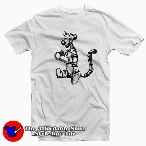 Disney Winnie the Pooh Tigger Sketch T-Shirt For Style Your Life