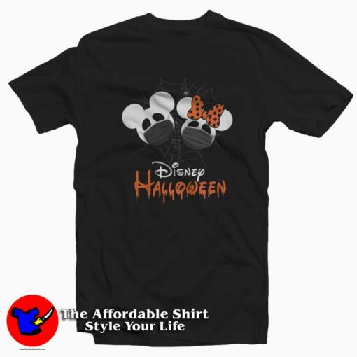 DisneyHalloween Quarantine Mask On Fun T-shirt On Sale