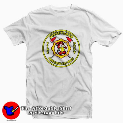 Disneyland Fire Dept Protecting The Magic T-shirt Cheap