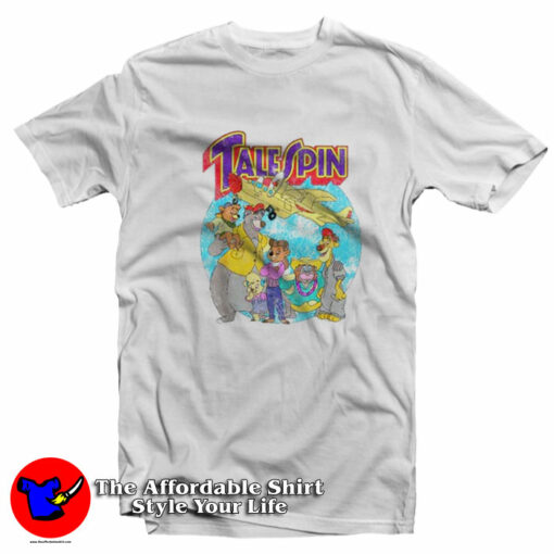 Disney’s Cartoon Vintage TaleSpin TV Series T-Shirt On Sale