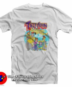 Disney's Cartoon Vintage TaleSpin TV Series T-Shirt On Sale 1 Disneys Cartoon Vintage TaleSpin TV Series T Shirt On Sale 2