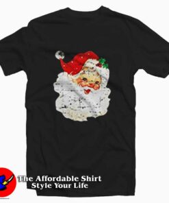 Distressed Vintage Santa Claus Unisex T shirt On Sale 1