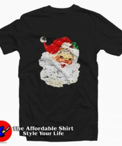 Distressed Vintage Santa Claus Unisex T-shirt On Sale 1 Distressed Vintage Santa Claus Unisex T shirt On Sale 2