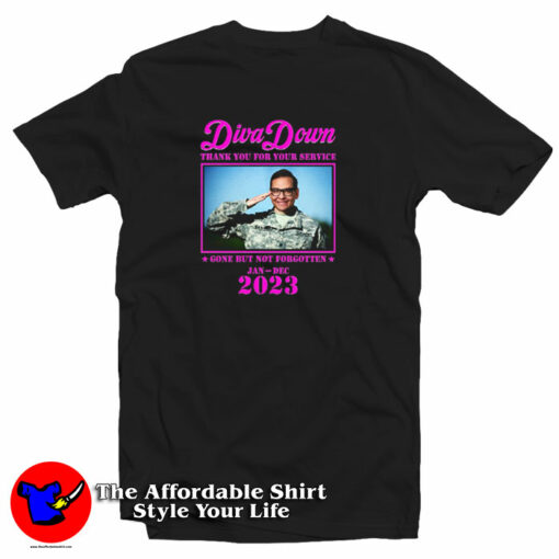 Diva Down Thank You For Your Service George Santos T-Shirt