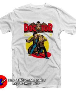 Doctor Who Cartoon Anime Vintage Parody T-Shirt On Sale Doctor Who Cartoon Anime Vintage Parody T-Shirt On Sale