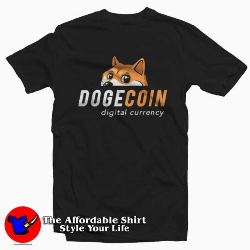 Dogecoin Digital Currency Doge Meme T-shirt On Sale