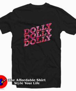 Dolly Parton Floral Print Unisex Adult T-shirt On Sale