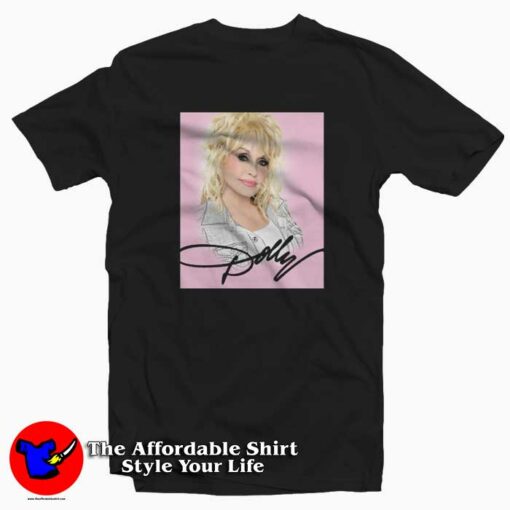 Dolly Parton Signature Pink Unisex T-Shirt