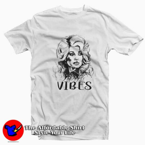 Dolly Parton Vibes Country Music Unisex T-shirt On Sale