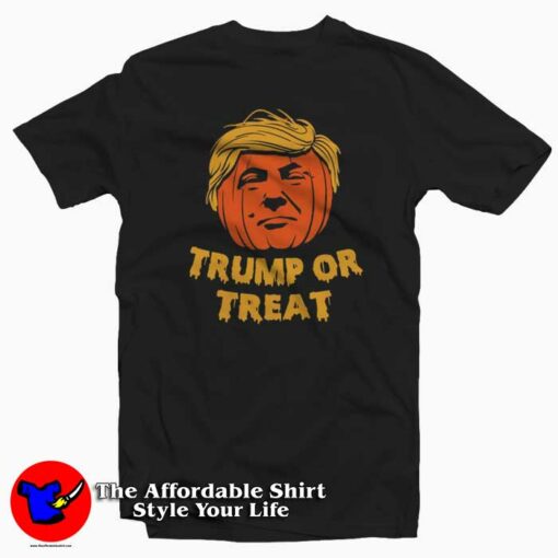 Donald Trump Or Treat Halloween T-shirt On Sale