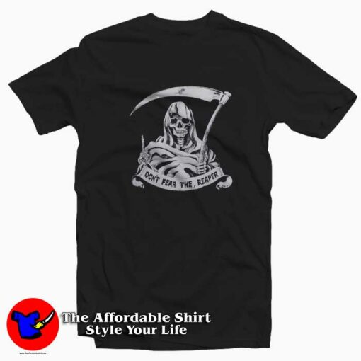 Don’t Fear The Reaper Skeleton Unisex T-shirt On Sale