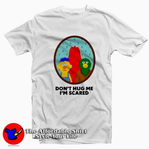 Don’t Hug Me I’m Scared Characters Graphic T-Shirt On Sale