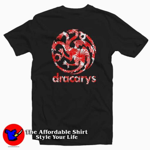 Dracarys Flower Tee Shirt