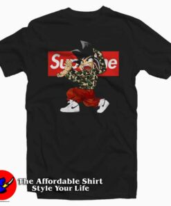 Dragon Ball Goku x Supreme Bape T Shirt Cheap Trend 1
