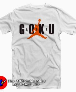 Dragon Ball Z Goku Air Jordan Parody Tee Shirt Dragon Ball Z Goku Air Jordan Parody Tee Shirt