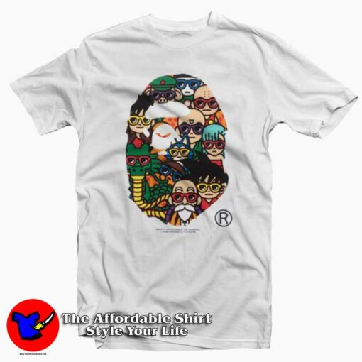 Dragon Ball Z LA Exclusive Head Ape T-Shirt Cheap Bape Collection