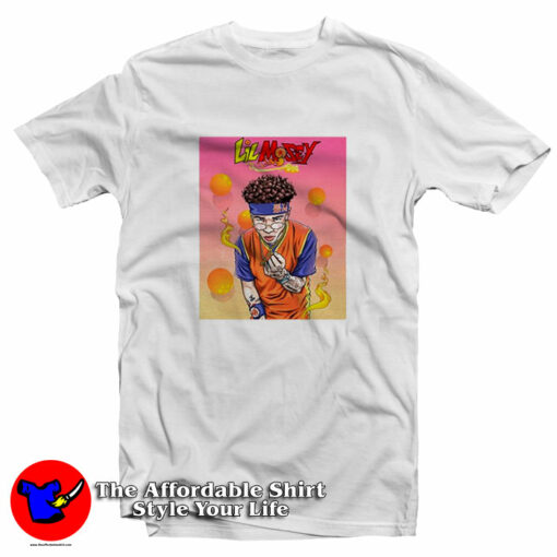 Dragon Ball Z X Lil Mosey Hip Hop Rapper T-Shirt