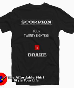 Drake Scorpion 2018 Tour Merch Tee Shirt Drake Scorpion 2018 Tour Merch Tee Shirt