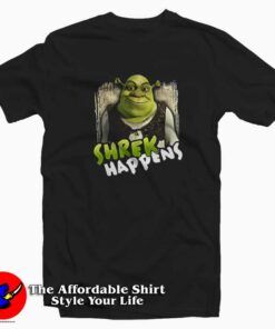 DreamWorks Shrek Happens Unisex T-shirt On Sale