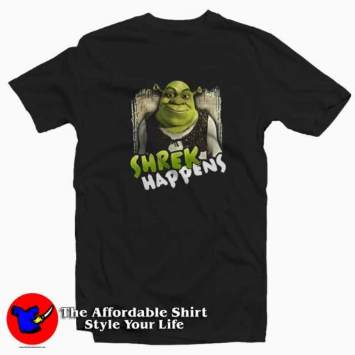 DreamWorks Shrek Happens Unisex T-shirt On Sale