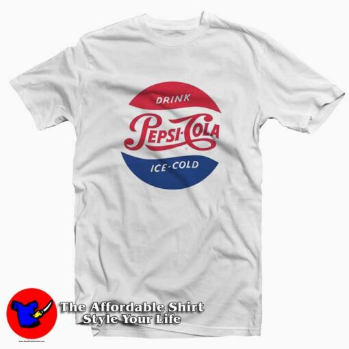 Drink Pepsi Cola Ice Cold Vintage Unisex T-shirt Cheap