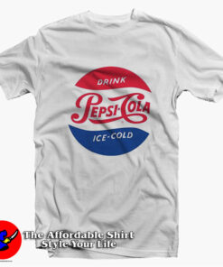 Drink Pepsi Cola Ice Cold vintage Logo Unisex T-shirt On Sale Drink Pepsi Cola Ice Cold vintage Logo Unisex T-shirt On Sale