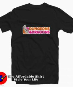 Dungeons And Dragons Dunkin Donuts Unisex T-shirt On Sale 1 Dungeons And Dragons Dunkin Donuts Unisex T shirt On Sale 2
