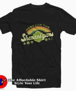 Dungeons And Dragons Here For Shenanigans T Shirt On Sale 2