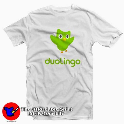 Duolingo Go Public Logo Graphic Unisex T-shirt On Sale