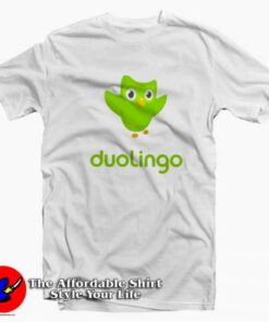 Duolingo Go Public Logo Graphic Unisex T-shirt On Sale Duolingo Go Public Logo Graphic Unisex T-shirt On Sale