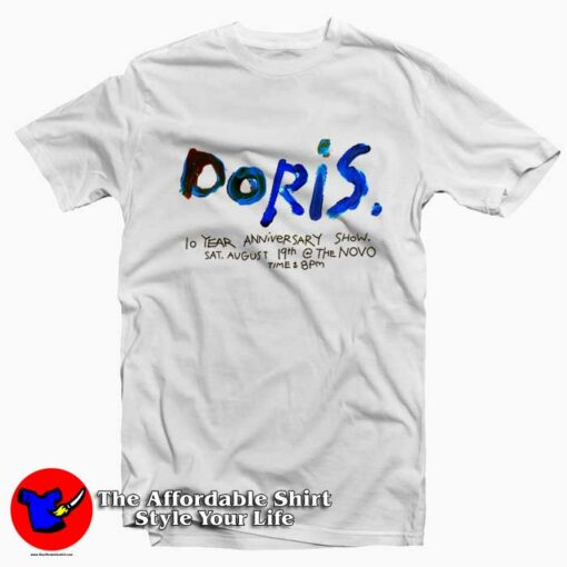 Earl Sweatshirt Doris 10 Year Anniversary Graphic T-Shirt On Sale