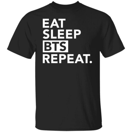 Eat sleep bts repeat shirt