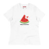 Free Palestine Watermelon Women’s Relaxed T-Shirt  FCK NZS