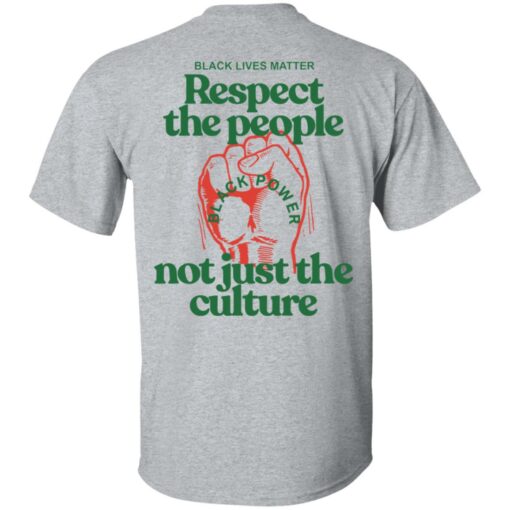 Front & Back You can’t love the culture and not support the people shirt