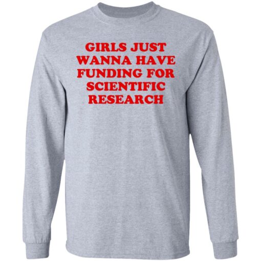 Girls just wanna have funding for scientific research shirt