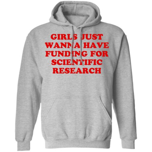 Girls just wanna have funding for scientific research shirt