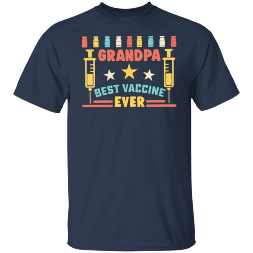 Grandpa best vaccine ever shirt