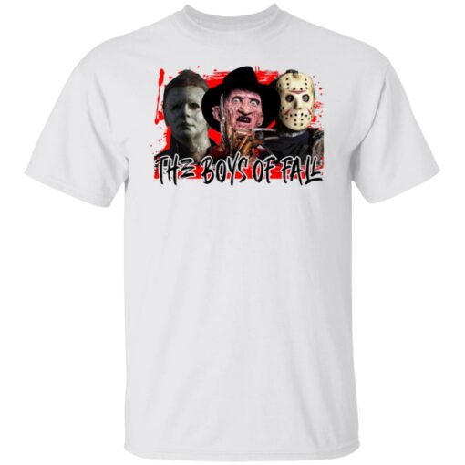 Halloween horror movies the boys of fall bleached shirt