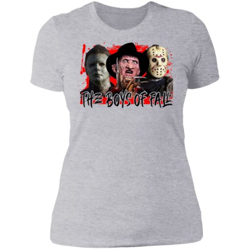 Halloween horror movies the boys of fall bleached shirt