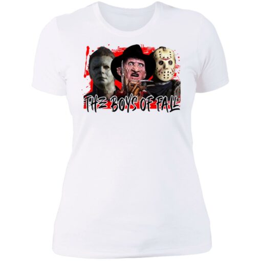 Halloween horror movies the boys of fall bleached shirt