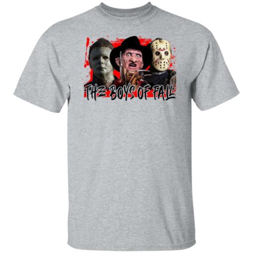 Halloween horror movies the boys of fall bleached shirt