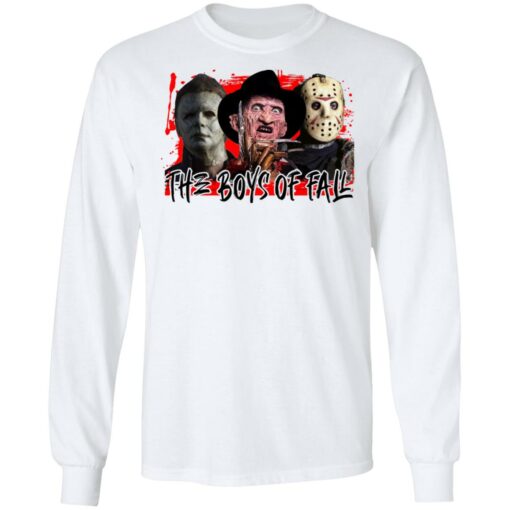 Halloween horror movies the boys of fall bleached shirt