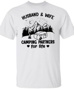 Husband and wife camping partners for life shirt Husband and wife camping partners for life shirt
