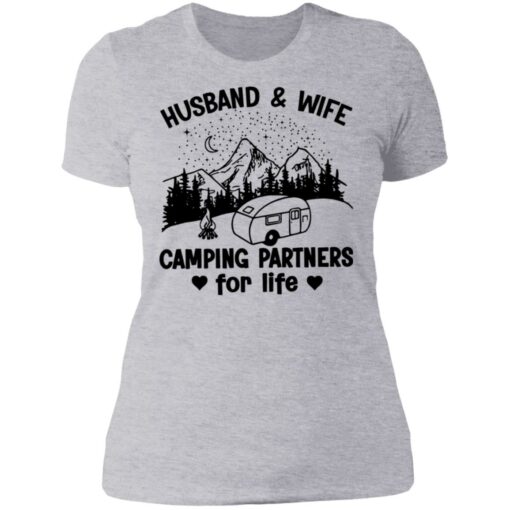 Husband and wife camping partners for life shirt