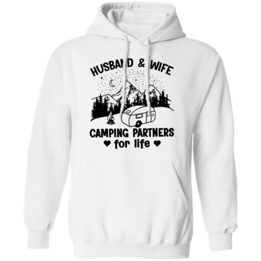 Husband and wife camping partners for life shirt