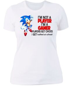 I'm not a player I'm a gamer players get chicks I get bullied at school shirt 3 Im not a player Im a gamer players get chicks I get bullied at school shirt 3